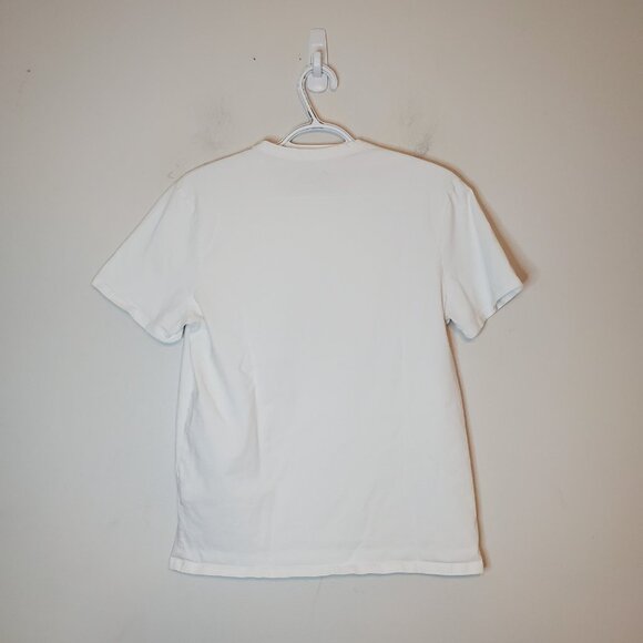 Moose Knuckles logo graphic shirt white size S - Picture 2 of 6